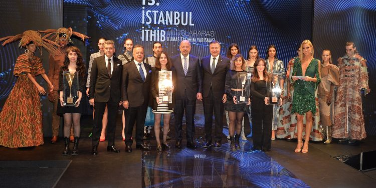 15. İstanbul İTHİB Uluslararası kumaş tasarım yarışması ödül töreni