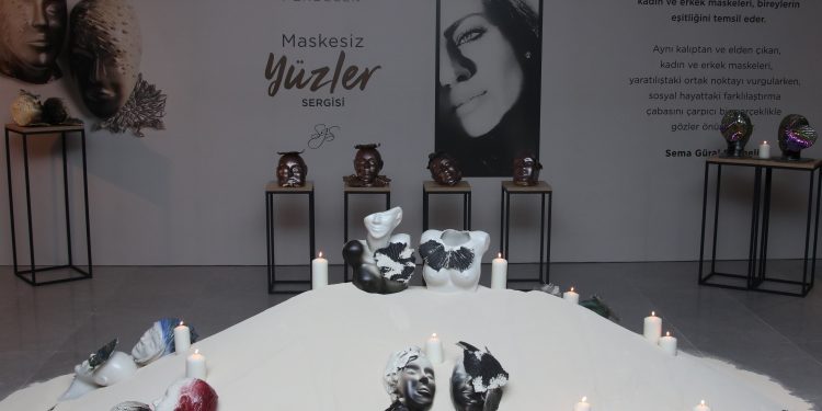Sema Güral Sürmeli’nin ‘’Maskesiz Yüzler’’ sergisi NG Müze’de açıldı