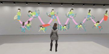 Bilgi öğrencileri tasarımlarını metaverse’de sergiledi