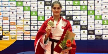 Konya Büyükşehir Belediyesporlu Sinem Oruç Dünya Şampiyonu oldu