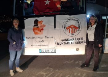 Anneden Anneye Destek Derneği, Çankaya Muhtarlar Derneği’nden Deprem Bölgesi’ne Destek