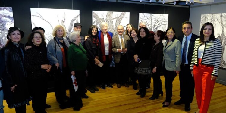 İmren Erşen’den “Destansı Zeytin Ağaçları” Resim sergisi