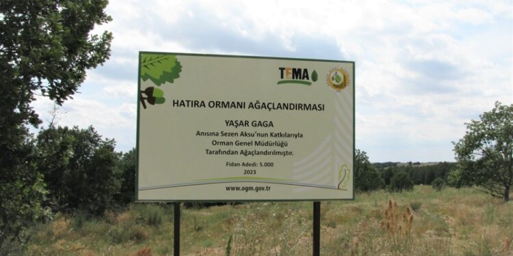 Sezen Aksu, Yaşar Gaga adını hatıra ormanı ile yaşatacak