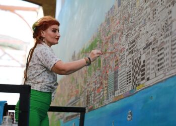 Türkiye’nin 100. Yılına armağan dev istanbul tablosu