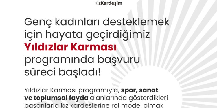 Kız Kardeşim Projesi 20 Genç kadının hayallerini destekleyecek