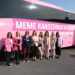 Pembe tasarımlı Mercedes-Benz Travego 16 2+1 ile ‘Meme Kanseriyle Mücadelede Yolumuz Bir’