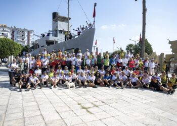 2.Kleopatra Bisiklet Festivali’nde bisikletliler pedal çevirdiler