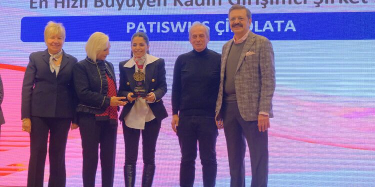 Yılın En Hızlı Büyüyen Kadın Girişimci Şirketi ve Patiswiss CEO’su Elif Aslı Yıldız oldu