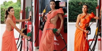 Akaryakıt zamlarına manken Duygu Çakmak’tan ilginç protesto: En pahalı moda çekimi