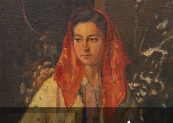 Türkiye İş Bankası Resim Heykel Müzesi’nde mavi şalvarlı kız dile geliyor