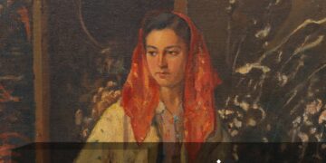 Türkiye İş Bankası Resim Heykel Müzesi’nde mavi şalvarlı kız dile geliyor