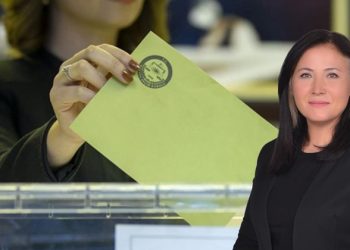 Siyasette yeniden ‘bıyıklı’ tartışması: Çankaya DP Belediye Başkan Adayı İrem Taşpınar kesilen pankartlarına isyan etti