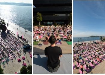 Galataport İstanbul’da rıhtımda yoga serisi başladı