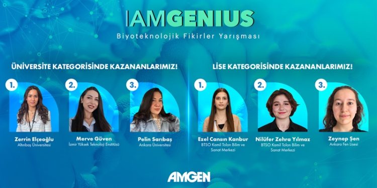 Amgen Türkiye “IamGenius” ile gençlerin biyoteknoloji alanındaki yaratıcı fikirlerini ödüllendirdi