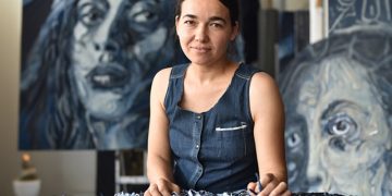 Sanat dünyasında bir ilk: Geri dönüşen uçurtmalar ile sanat eseri