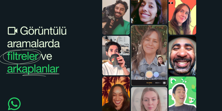 WhatsApp görüntülü görüşmeler için filtreler ve arka planları kullanıma sunuyor