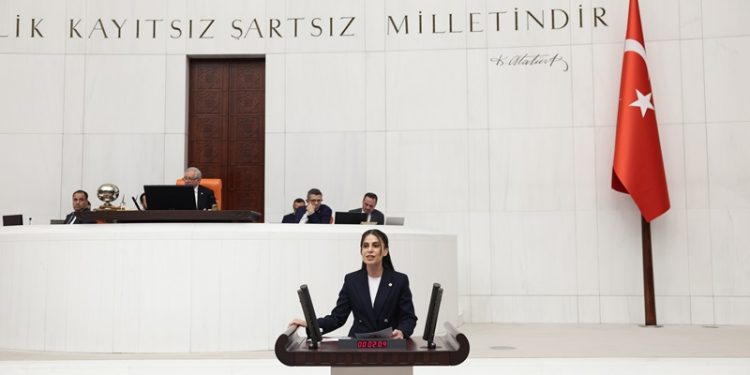 Muğla Milletvekili Gizem Özcan, Meclis kürsüsünden seslendi: “Narin Güran cinayetinde çocuklarımıza şiddet, tecavüz ve ölüm olarak dönen karanlığa şahit olduk”