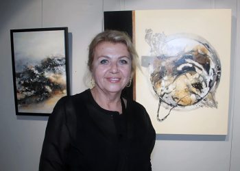 Ressam Nurgül Dökmecier’in “Yaşam Çemberinde” Sanatseverlerle buluştu