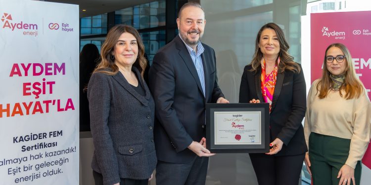 Enerji sektöründe “Eşit Hayat” diyen Aydem Enerji’ye FEM sertifikası