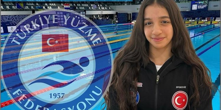 Gölcüklü milli yüzücü Ela İşçan’dan büyük başarı