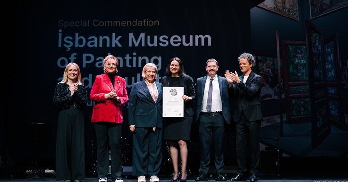 Türkiye İş Bankası resim heykel müzesi’ne avrupa müze forumu’ndan özel takdir ödülü