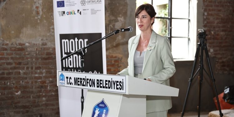 Merzifon’daki “Motorhane” ortaklaşa desteğiyle bir kültür odağına dönüşüyor