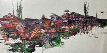 Ressam Orhan Zafer Ve Mümin Candaş’ın “Mavi Ve Siyah” Sergisi Urladam’da/Günsu Saraçoğlu