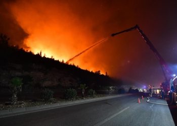 İzmir’in dört bir yanı alevlere teslim