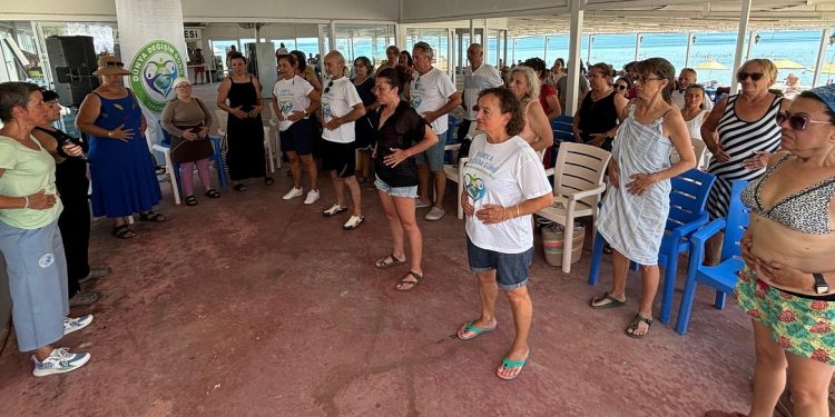 Ayvalık’ta dünya değişim günü nefesle kutlandı