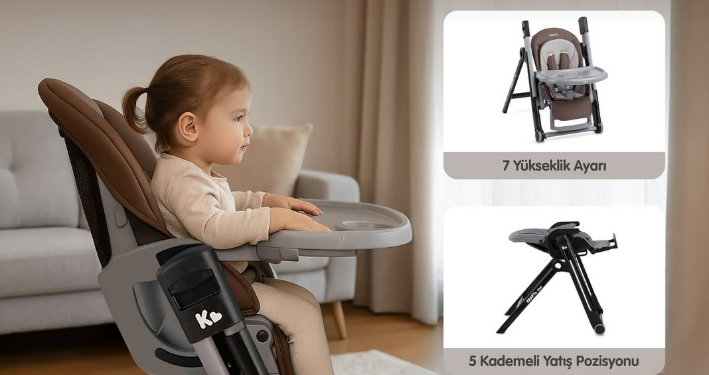 Ek Gıdaya Geçişte En Büyük Yardımcı: Mama Sandalyeleri