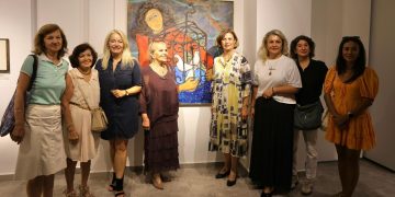 “Kesişen İzler” Sergisi sanat sokağı’nda açıldı