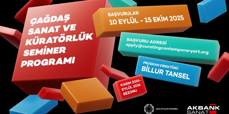 “Çağdaş Sanat ve Küratörlük” Seminer Programı’na başvurular başladı