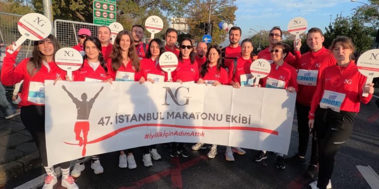 NG Grup, 47. İstanbul Maratonu’nda  adımlarını yeniden iyilik için attı!