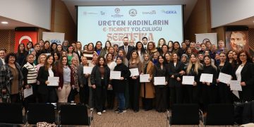 “Üreten Kadınların E-Ticaret Yolculuğu” sertifika töreni gerçekleştirildi