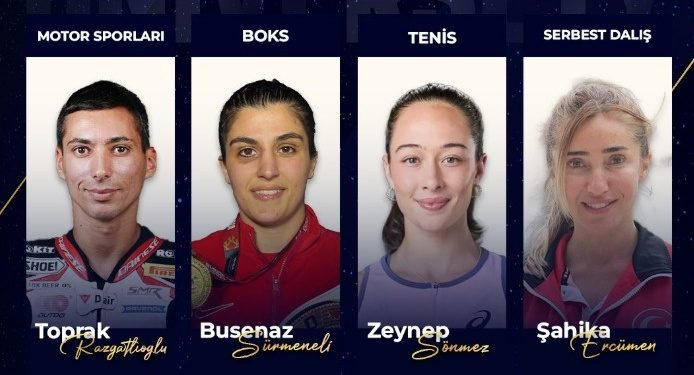 Toprak, Busenaz, Zeynep, Şahika Milli sporcu kategorisinde karşılaşıyor