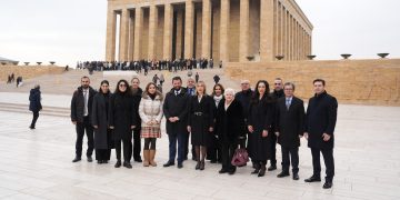 Türkiye İnsan Kaynakları Eğitim ve Sağlık Vakfı (TİKAV), 27’nci Kuruluş yıl dönümünde Anıtkabir’e saygı ziyaretinde bulundu