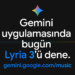 Gemini artık müzik üretiyor; metinler ve görseller müziğe dönüşüyor