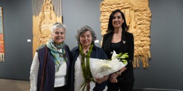 “Doku Renk ve İzler”, ilmek ilmek bu sergide