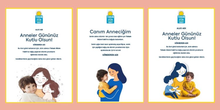 Anneler Günü’nde Tohum Otizm Vakfı annelerin çoğu zaman görünmeyen emeğine dikkat çekiyor