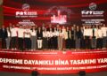 Depreme dayanıklı geleceğin genç mühendisleri ödüllendirildi