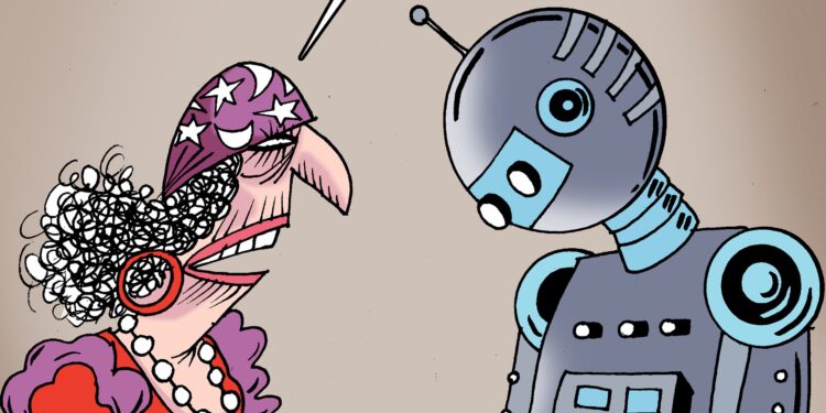 Aydın Doğan Uluslararası Karikatür Yarışması “Ben Robot Değilim” Sergisi,Trabzon’da açılıyor