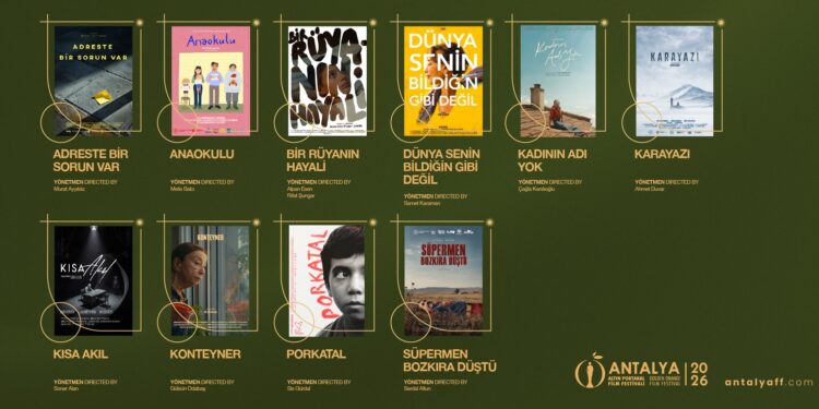 Antalya Altın portakal film festivali’nde ulusal kısa film’de yarışacak filmler açıklandı!