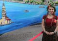 Rekorlar kıran 50 metre uzunluğundaki dev İstanbul resmi Sarıyer’de sergilenecek… Ressam Alev Özas canlı olarak Sarıyer’i tuvaline yansıtacak